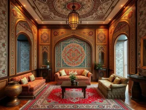 دکوراسیون خانه ایرانی با پارتیشن‌های سنتی