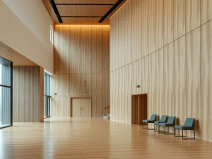 پارتیشن چوبی مدرن برای سالن‌های بزرگ