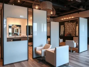 پارتیشن آرایشگاهی و افزایش کارایی فضای سالن