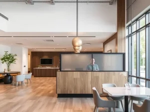 تفکیک فضای سرو و پذیرش با پارتیشن