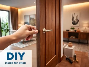 نصب دستگیره هوشمند در خانه