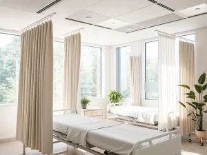 پارتیشن بیمارستانی با پردهی ضد میکروب