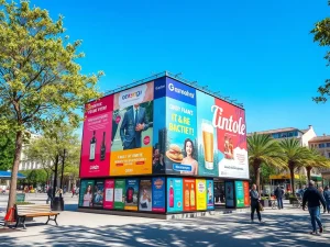 پارتیشن تبلیغاتی فضای باز